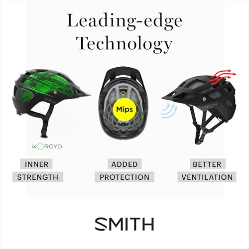 SMITH Trace Cycling Helmet for Men & Women - Gravel and Road Bike MIPS Technology + Zonal Koroyd Coverage + Aleck Safety